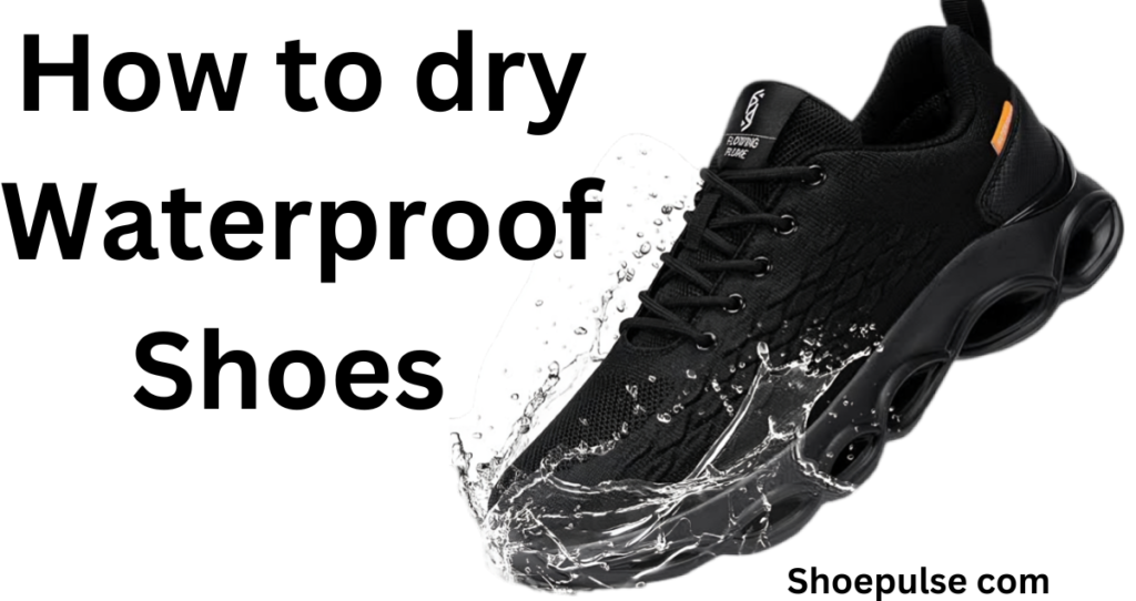 how to dry waterproof shoes