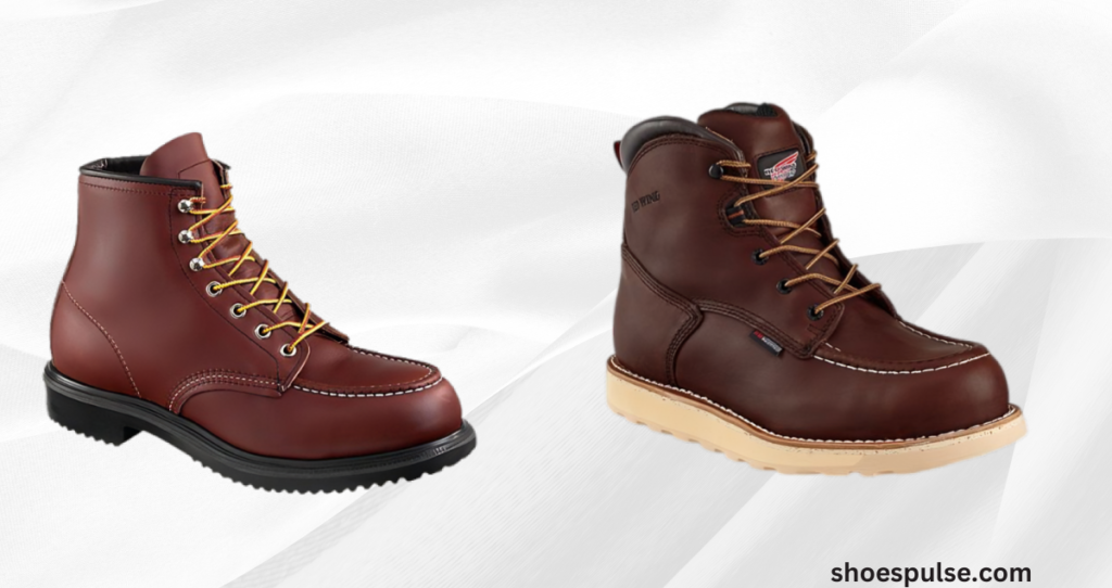 red wing iron ranger vs moc toe design